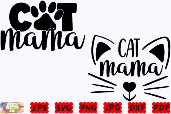 Cat Mama SVG: A Versatile Graphics Asset for Crafts and Branding