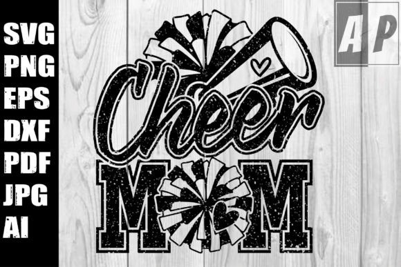 Cheer Mom SVG PNG: A Vibrant Graphic Asset for Crafts and Creative Projects