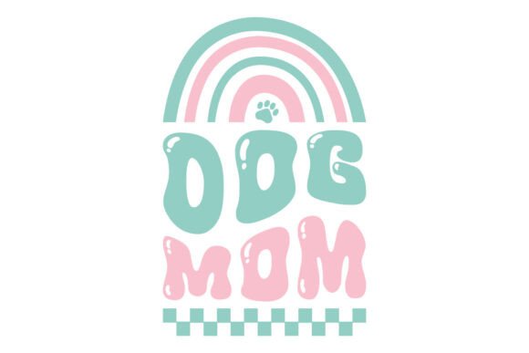 Dog Mom SVG PNG for Crafts: A Retro Graphic Asset That Elevates Blog and Website Design