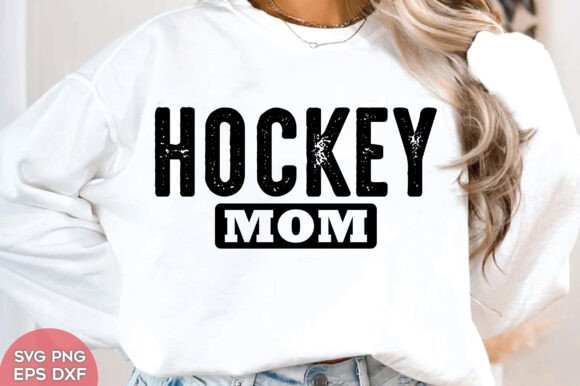 Hockey Mom SVG and PNG: A Playful Graphic Design Asset for Local Business Branding
