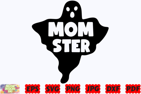 Mom Ster SVG Monster: A Versatile Graphic Design Asset for Crafts and Local Businesses