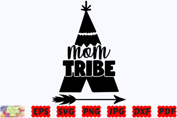 Mom Tribe SVG Design: A Versatile Graphic Asset for Crafts and Branding