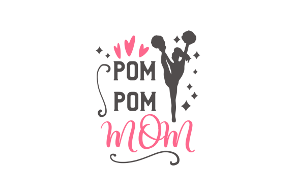 Pom Pom Mom Svg: A Playful Graphic Design Asset for Crafts and Local Branding