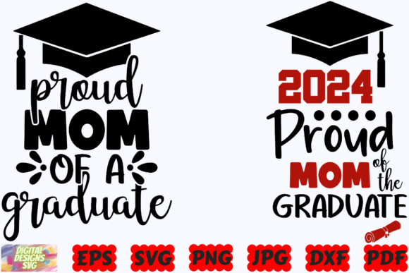 Proud Mom of a Graduate SVG: A Versatile Graphic Design Asset for Crafts and Branding