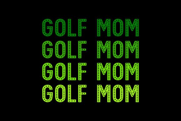 Retro Vintage Golf Mom SVG Design for Crafts and Graphics