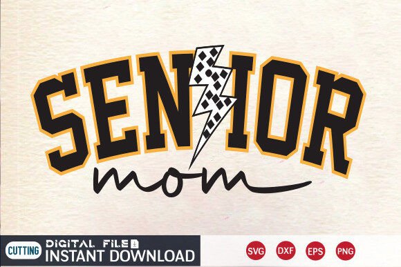 Senior Mom SVG PNG Design – A Must-Have Graphic for Crafts and Blogs