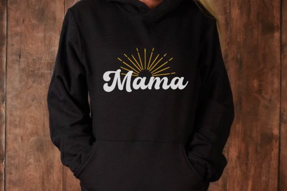 Vintage Mama Shirt SVG Design for Crafts and Graphics